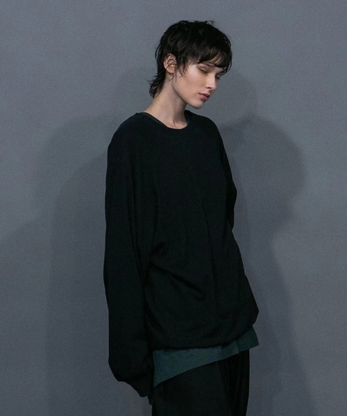 my beautiful landlet】 ECOARCH HEMP JERSEY RAGLAN LONG