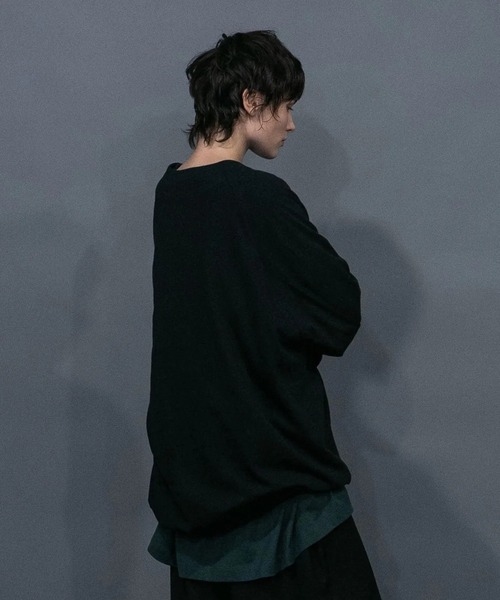 my beautiful landlet(マイビューティフルランドレット)の「【my beautiful landlet】 ECOARCH HEMP JERSEY RAGLAN LONG SLEEVE TOPS(Tシャツ/カットソー・メンズ・モカ/ネイビー/チャコールグレー/ブラック・1/0)」の14枚目の写真