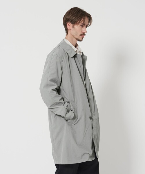 BEAUTY&YOUTH UNITED ARROWS(ビューティーアンドユースユナイテッドアローズ)の「PERTEX ナイロン バルマカーン コート‐撥水機能‐(ステンカラーコート・メンズ・ベージュ/ネイビー/パープル/グレー・S/XL/L/M)」の21枚目の写真