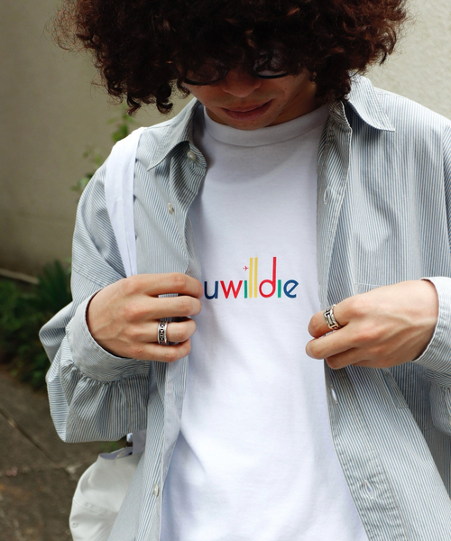 WISM（ウィズム）の「NAMELESSNESS / ネームレスネス Over Fit Shirt（シャツ/ブラウス・メンズ・ネイビー/ブルー系その他・2/3）」の6枚目の写真