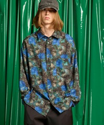 メゾンスペシャル MAISON SPECIAL クロシェメッシュ ニット シャツ セール】《UNISEX》Prime-Over Crochet Mesh Short Sleeve Knit