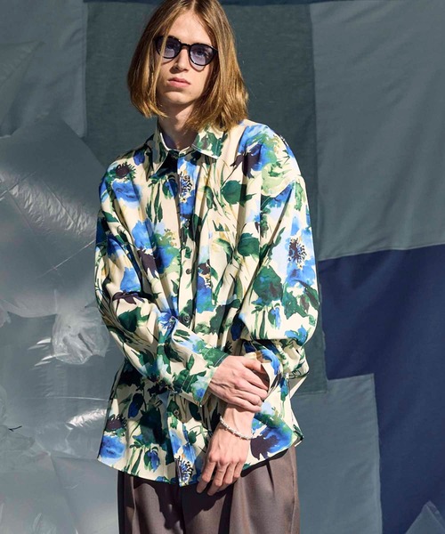 MAISON SPECIAL（メゾンスペシャル）の「《UNISEX》【LIMITED EDITION】ORIGINAL GRAPHIC Prime-Over Regular Collar Shirt/オリジナルグラフィックプライムオーバーレギュラーカラーシャツ【MAISON SPECIAL/メゾンスペシャル】（シャツ/ブラウス・メンズ・その他6/その他15/その他4/その他7/その他9/その他12/その他8/その他10/その他13/その他1/その他2/その他3/その他5/その他11/その他14・2/1）」の8枚目の写真