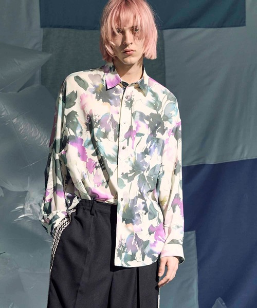 MAISON SPECIAL（メゾンスペシャル）の「《UNISEX》【LIMITED EDITION】ORIGINAL GRAPHIC Prime-Over Regular Collar Shirt/オリジナルグラフィックプライムオーバーレギュラーカラーシャツ【MAISON SPECIAL/メゾンスペシャル】（シャツ/ブラウス・メンズ・その他6/その他15/その他4/その他7/その他9/その他12/その他8/その他10/その他13/その他1/その他2/その他3/その他5/その他11/その他14・2/1）」の13枚目の写真