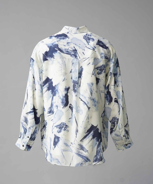 MAISON SPECIAL（メゾンスペシャル）の「《UNISEX》【LIMITED EDITION】ORIGINAL GRAPHIC Prime-Over Regular Collar Shirt/オリジナルグラフィックプライムオーバーレギュラーカラーシャツ【MAISON SPECIAL/メゾンスペシャル】（シャツ/ブラウス・メンズ・その他6/その他15/その他4/その他7/その他9/その他12/その他8/その他10/その他13/その他1/その他2/その他3/その他5/その他11/その他14・2/1）」の18枚目の写真