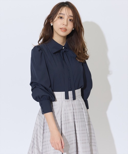 Swingle - 新品未使用✨【Swingle 2020AW】リングボウタイブラウス ボウタイリボンシアーブラウス(505869783) | SWINGLE(SWINGLE