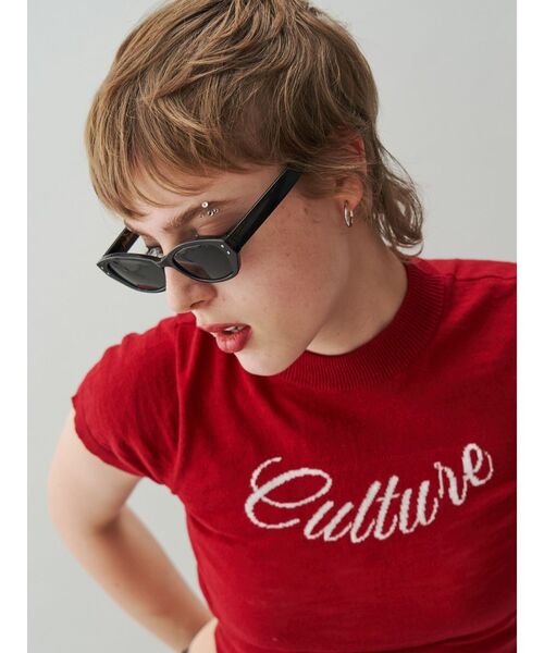 jouetie（ジュエティ）の「スリムウェリントンフレームサングラス（サングラス・レディース・オフホワイト/ブラック・FREE）」の5枚目の写真