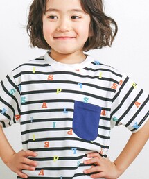 【スララク/防汚加工/オーガニックコットン】わくわく男の子半袖Tシャツ(80~130cm)