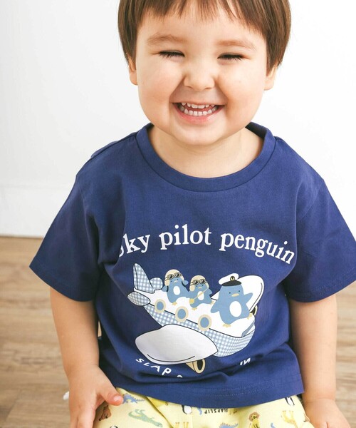 SLAP SLIP(スラップスリップ)の「【スララク/防汚加工/オーガニックコットン】わくわく男の子半袖Tシャツ(80~130cm)(Tシャツ/カットソー・キッズ・ブルー/ブルー系その他/ネイビー/レッド系その他/ホワイト系その他/ホワイト/ブラック系その他/レッド系・130cm/100cm/120cm/110cm/80cm/90cm)」の15枚目の写真