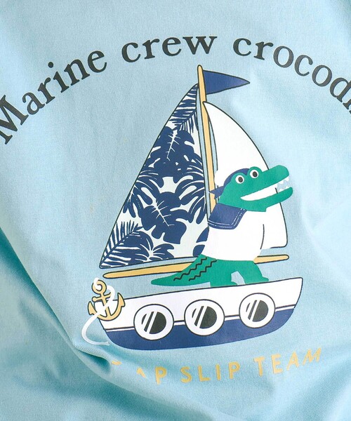 SLAP SLIP(スラップスリップ)の「【スララク/防汚加工/オーガニックコットン】わくわく男の子半袖Tシャツ(80~130cm)(Tシャツ/カットソー・キッズ・ブルー/ブルー系その他/ネイビー/レッド系その他/ホワイト系その他/ホワイト/ブラック系その他/レッド系・130cm/100cm/120cm/110cm/80cm/90cm)」の20枚目の写真