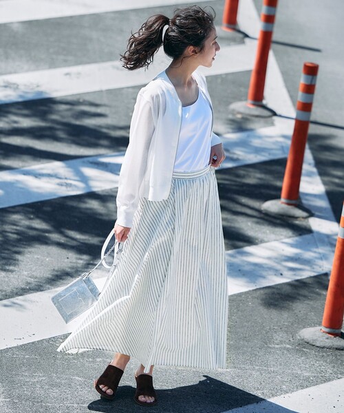 ICB(アイシービー)の「ドライシアージップアップブルゾン(ブルゾン・レディース・ブラック系/アイボリー系・X-SMALL/SMALL)」の19枚目の写真
