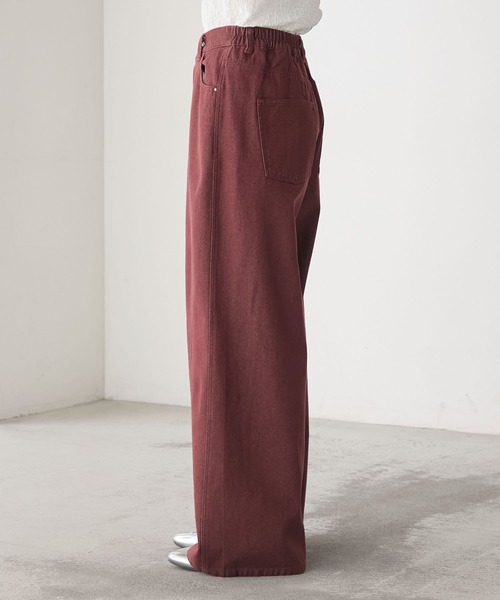 ぎゅな forksy.】センタータック ワイドデニムパンツ forksy.│MONO-MART