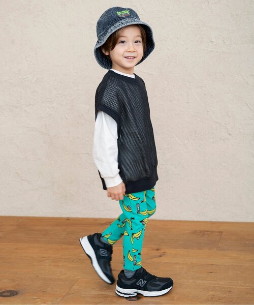 BREEZE(ブリーズ)の「FOスマイルロゴバケットハット(ハット・キッズ・アイボリー/ブルー・54/56/50/52)」の4枚目の写真