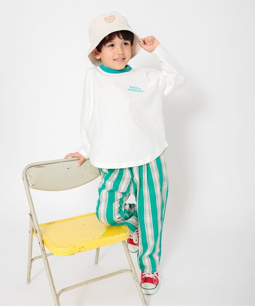 BREEZE(ブリーズ)の「FOスマイルロゴバケットハット(ハット・キッズ・アイボリー/ブルー・54/56/50/52)」の14枚目の写真