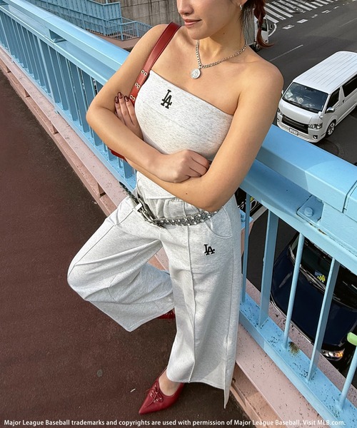 BACK TO THE FIELD(バック トゥー ザ フィールド)の「【MLB】ロゴベアポンチセットアップ(ワンピース・レディース・ブラウン/ブラック/グレー・FREE)」の16枚目の写真