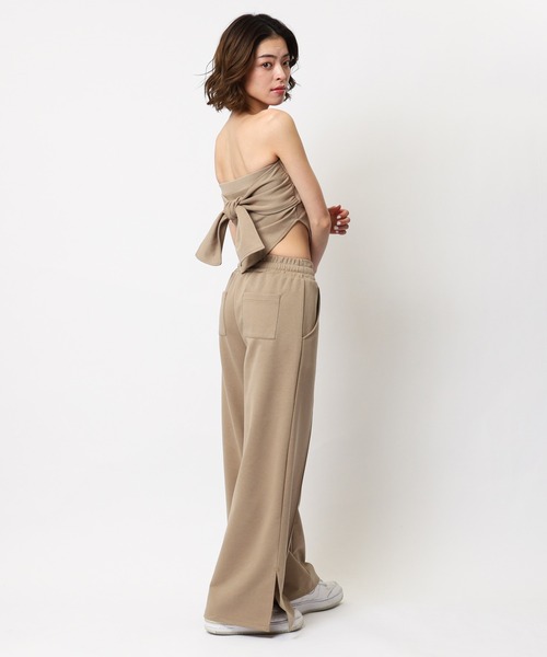 BACK TO THE FIELD(バック トゥー ザ フィールド)の「【MLB】ロゴベアポンチセットアップ(ワンピース・レディース・ブラウン/ブラック/グレー・FREE)」の5枚目の写真