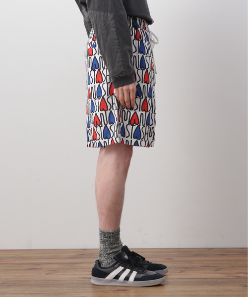 MANASTASH(マナスタッシュ)の「MANASTASH/マナスタッシュ GAUZE MANALOHA SHORT/ガーゼ マナロハショーツ(その他パンツ・メンズ・レッド/ブラック・M/S/XL/L)」の9枚目の写真