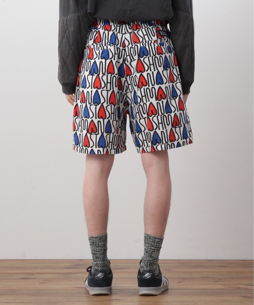 MANASTASH(マナスタッシュ)の「MANASTASH/マナスタッシュ GAUZE MANALOHA SHORT/ガーゼ マナロハショーツ(その他パンツ・メンズ・レッド/ブラック・M/S/XL/L)」の8枚目の写真