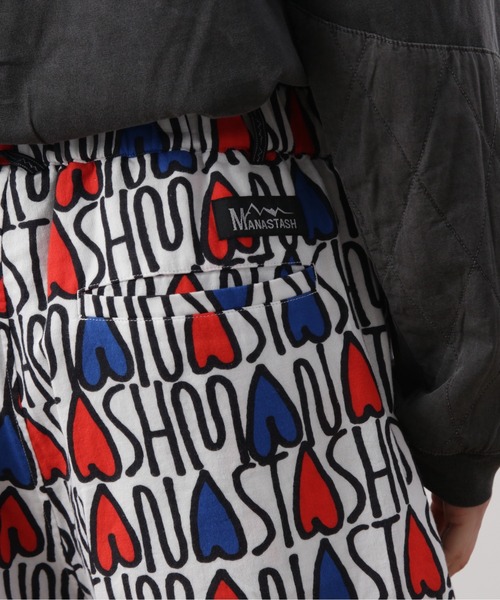 MANASTASH(マナスタッシュ)の「MANASTASH/マナスタッシュ GAUZE MANALOHA SHORT/ガーゼ マナロハショーツ(その他パンツ・メンズ・レッド/ブラック・M/S/XL/L)」の3枚目の写真