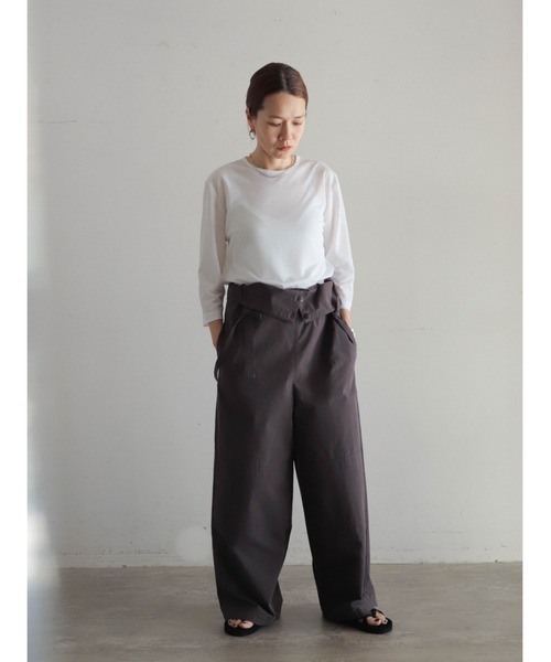 FIL DE FER(フィルデフェール)の「スラブシアー 7分袖P/O(Tシャツ/カットソー・レディース・ホワイト/ライトグレー/ピンク・FREE)」の6枚目の写真