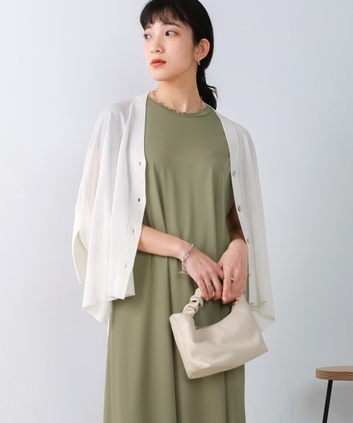 Bou Jeloud(ブージュルード)の「接触冷感2WAYロングワンピース(ワンピース・レディース・オフホワイト/カーキ・FREE)」の12枚目の写真