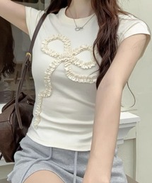 リボンミニTシャツ