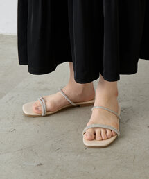 Jena espace merveilleux | ラインストーンサンダル(サンダル)