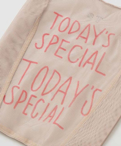 TODAY'S SPECIAL(トゥデイズスペシャル)の「【WEB限定】【TODAY'S SPECIAL】NET MARCHE BAG S / 371927(エコバッグ/サブバッグ・レディース・ライトベージュ/ミント・FREE)」の5枚目の写真