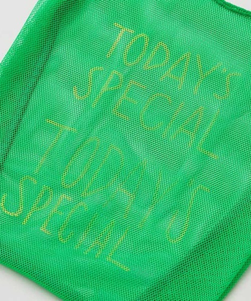 TODAY'S SPECIAL(トゥデイズスペシャル)の「【WEB限定】【TODAY'S SPECIAL】NET MARCHE BAG S / 371927(エコバッグ/サブバッグ・レディース・ライトベージュ/ミント・FREE)」の9枚目の写真