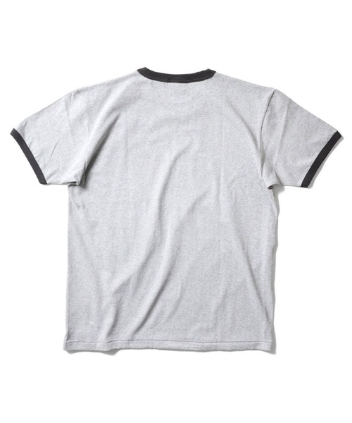 HOUSTON（ヒューストン）の「HOUSTON リンガーTシャツ(FFA)（Tシャツ/カットソー・メンズ・ネイビー/グレー/ブラック・LARGE/X-LARGE/XX-LARGE/MEDIUM）」の4枚目の写真