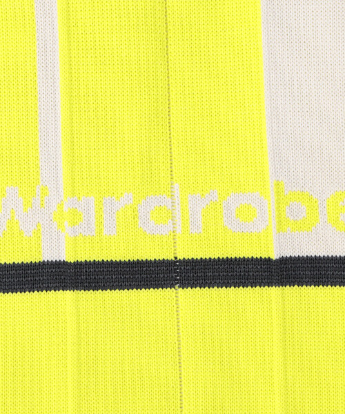 COMME CA(コムサ)の「KNT365 ニットバッグ(トートバッグ・レディース・イエロー/ネイビー・FREE)」の7枚目の写真