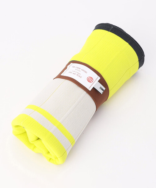 COMME CA(コムサ)の「KNT365 ニットバッグ(トートバッグ・レディース・イエロー/ネイビー・FREE)」の8枚目の写真