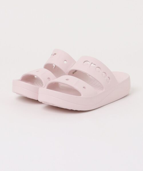 crocs（クロックス）の「《crocs》バヤ プラットフォーム サンダル（サンダル・レディース・ブラック/ベージュ系その他/ホワイト/ピンク系・23.0cm/24.0cm/25.0cm/22.0cm）」の4枚目の写真