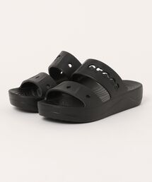 《crocs》バヤ プラットフォーム サンダル