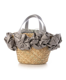 kakatoo | カカトゥ kakatoo / コサージュカゴバッグ(かごバッグ)