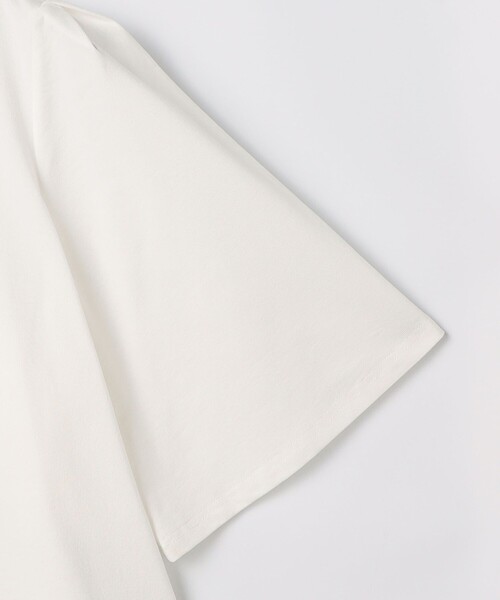 fredy couleur（フレディクルール）の「5分袖フレア麻調カットT（Tシャツ/カットソー・レディース・オフホワイト/ベビーピンク/グレイッシュベージュ/チャコールグレー・38）」の10枚目の写真