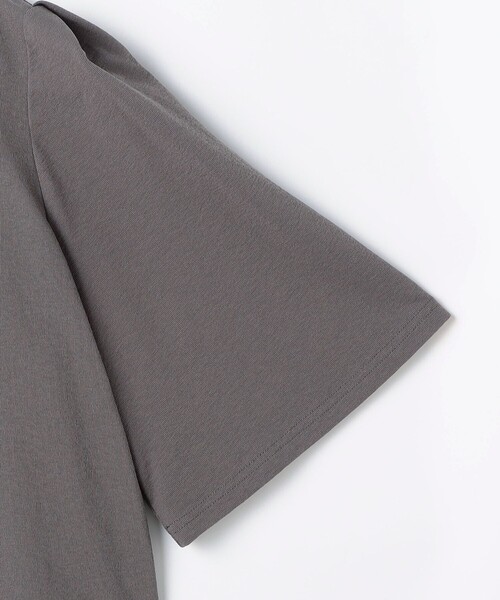 fredy couleur（フレディクルール）の「5分袖フレア麻調カットT（Tシャツ/カットソー・レディース・オフホワイト/ベビーピンク/グレイッシュベージュ/チャコールグレー・38）」の16枚目の写真