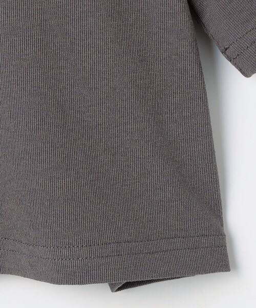 fredy couleur（フレディクルール）の「5分袖フレア麻調カットT（Tシャツ/カットソー・レディース・オフホワイト/ベビーピンク/グレイッシュベージュ/チャコールグレー・38）」の17枚目の写真