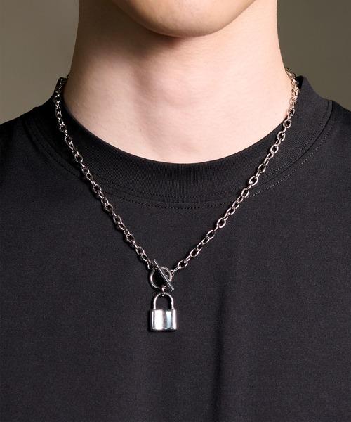 【STONEHENgE】U-LOCK〜シルバーネックレス N0130#関税/送料込み STONEHENgE】U-LOCK〜シルバーネックレス N0130#関税/送料込み