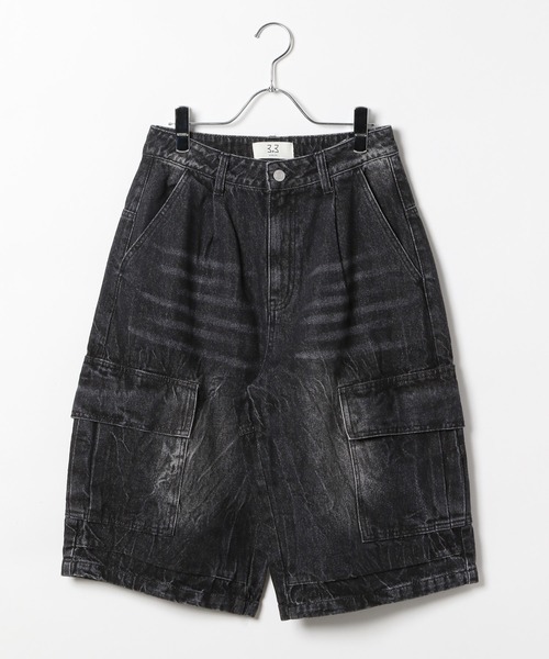 3.3 Field Trip (3.3フィールドトリップ)の「3.3 Field Trip/アソートハーフパンツ(デニムパンツ・レディース・ブラック/その他1/ブルー・MEDIUM/SMALL)」の18枚目の写真