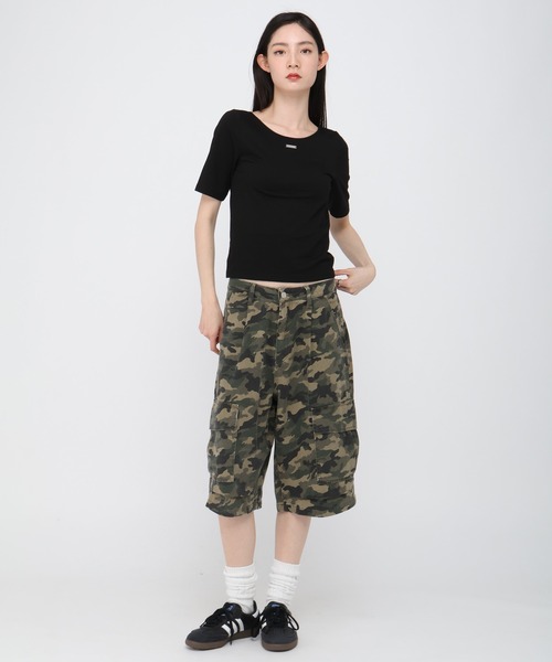 3.3 Field Trip (3.3フィールドトリップ)の「3.3 Field Trip/アソートハーフパンツ(デニムパンツ・レディース・ブラック/その他1/ブルー・MEDIUM/SMALL)」の5枚目の写真