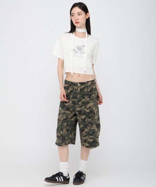 3.3 Field Trip (3.3フィールドトリップ)の「3.3 Field Trip/アソートハーフパンツ(デニムパンツ・レディース・ブラック/その他1/ブルー・MEDIUM/SMALL)」の6枚目の写真