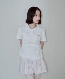 Smyeon（スミョン）の「Frill polo shirt/フリルポロTシャツ（Tシャツ/カットソー）」