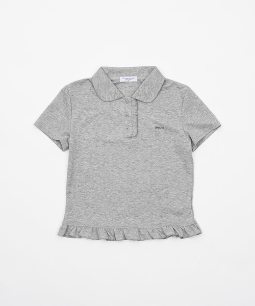 Frill polo shirt/フリルポロTシャツ（Tシャツ/カットソー