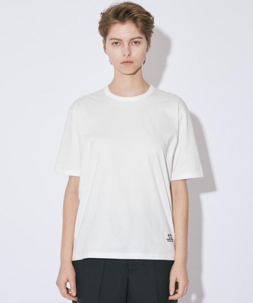 beautiful people(ビューティフルピープル)の「60/- jersey BPPL front logo T(Tシャツ/カットソー・レディース・ブルーグレー/ブルーグリーン/ブラック/オフホワイト・36/38/40/42/34)」の1枚目の写真