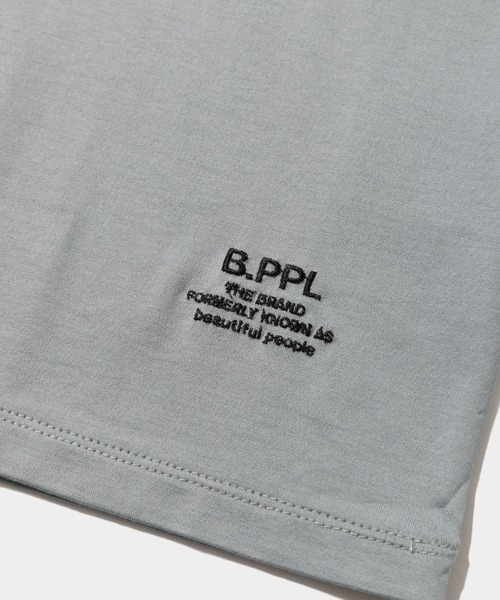 beautiful people(ビューティフルピープル)の「60/- jersey BPPL front logo T(Tシャツ/カットソー・レディース・ブルーグレー/ブルーグリーン/ブラック/オフホワイト・36/38/40/42/34)」の12枚目の写真