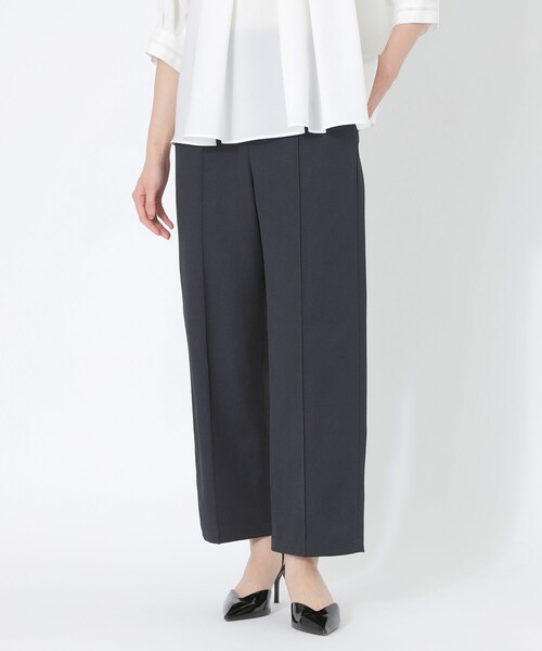S.ESSENTIALS(エスエッセンシャルズ)の「【S.lab Pants】リネンライクワイドパンツ(その他パンツ・レディース・カーキ/ブラック/イエロー・38/36)」の2枚目の写真
