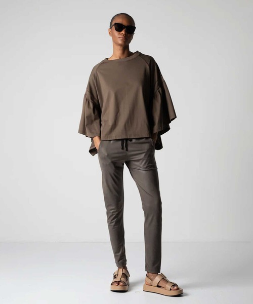 COGTHEBIGSMOKE/コグザビッグスモーク】LAURA GATHERED SLV TOP