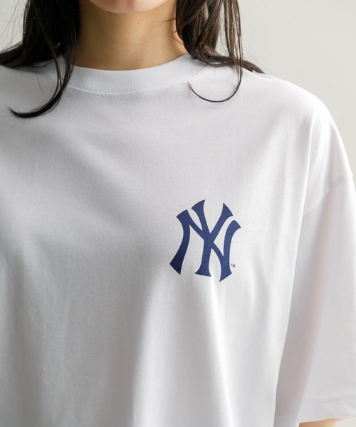 セール】NEW ERA 半袖 オーバーサイズド コットン Tシャツ