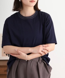 BRODIAEA シアーネック半袖カットソー