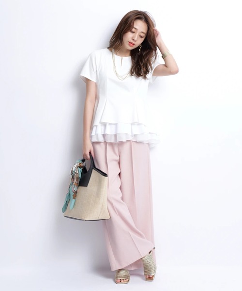 レイヤードカットチュニック（Tシャツ/カットソー）｜JUSGLITTY